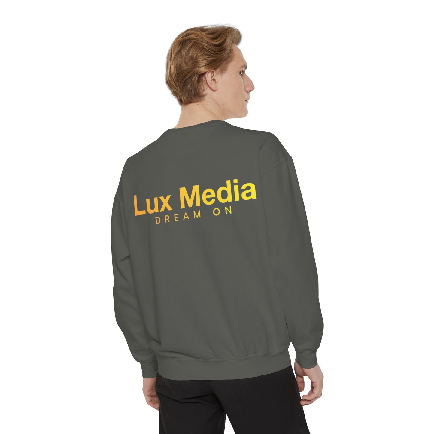 Unisex Sweatshirt with Custom Lux Gold Emblem