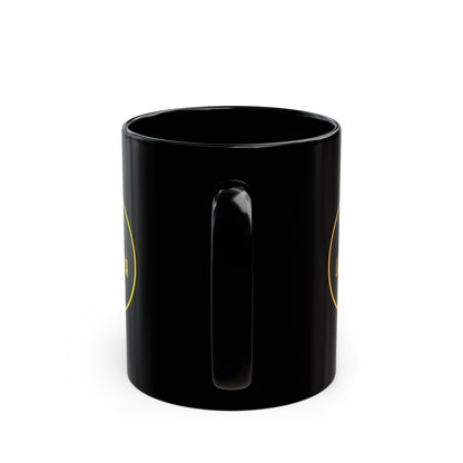 Personalized Black and Gold Lux Mug