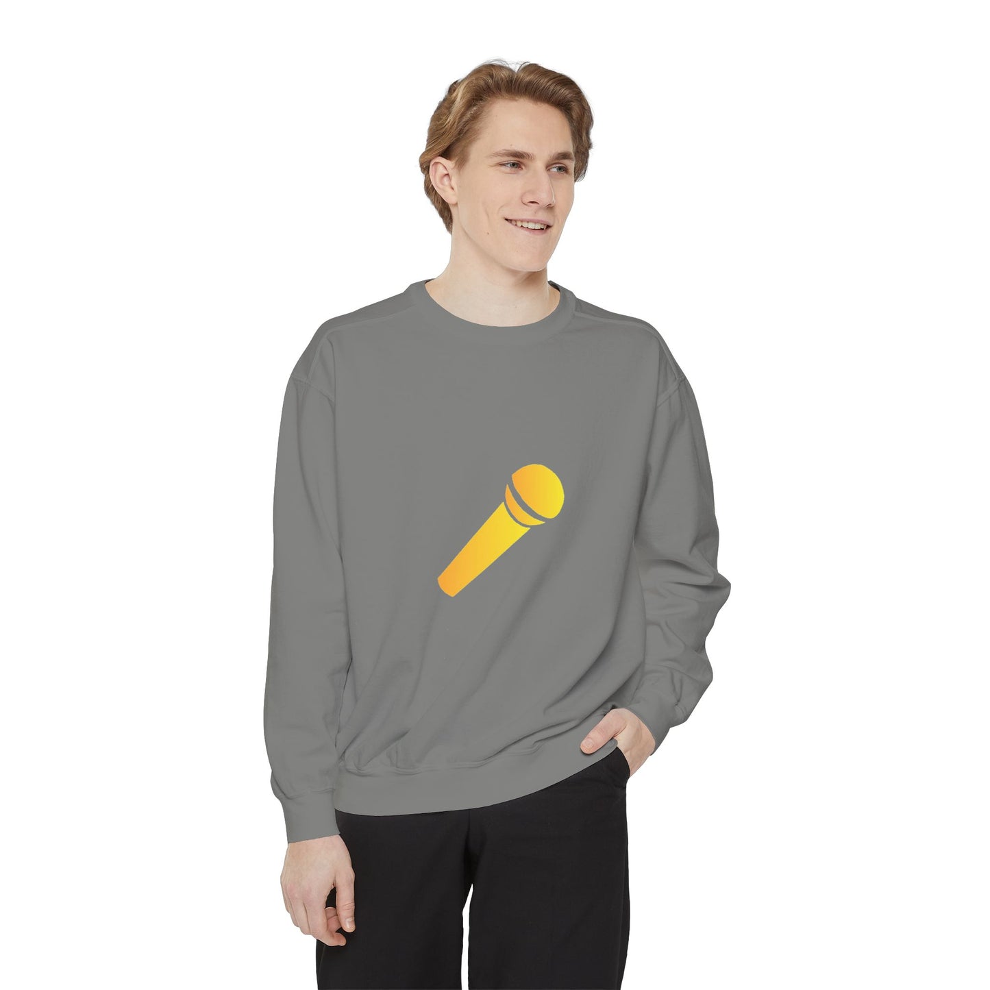 Unisex Sweatshirt with Custom Lux Gold Emblem