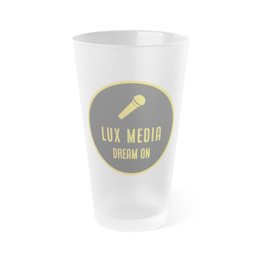 Custom Lux Frosted Pint Glass (16oz)