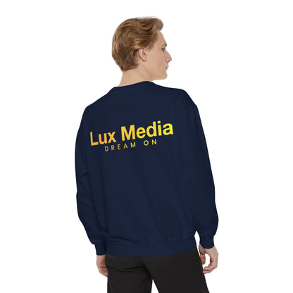 Unisex Sweatshirt with Custom Lux Gold Emblem